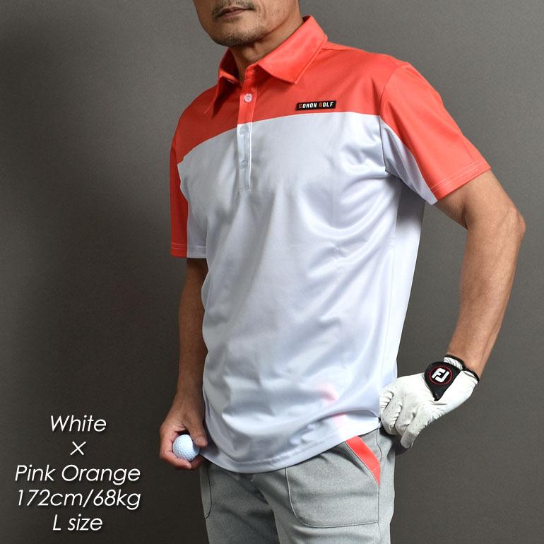 COMONGOLF ゴルフウエア メンズ 春夏 ポロシャツ 半袖 ゴルフ COMONGOLF ゴルフウエア メンズ 春夏 ポロシャツ 半袖 ゴルフ