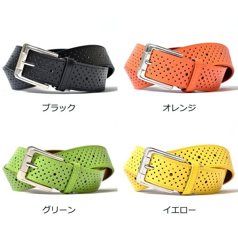 ゴルフ ベルト メンズ ゴルフウェア ウェア パンチング おしゃれ