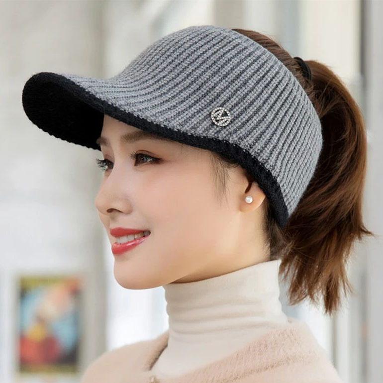 ゴルフ 帽子 ニット サンバイザー ニット帽 キャップ レディース ゴルフ 帽子 ニット サンバイザー ニット帽 キャップ レディース