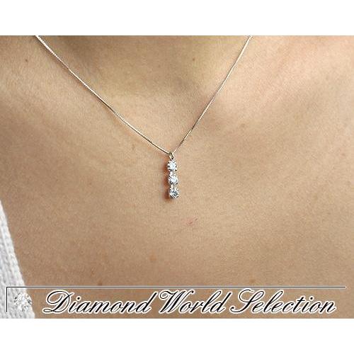 プラチナpt850 ダイヤモンドネックレス 4℃ ヨンドシー Pt850プラチナ ダイヤ ネックレス ダイヤモンド