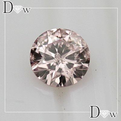 全国宝石学協会鑑定書付 ピンクダイヤモンド 0.124ct : ダイヤピアス