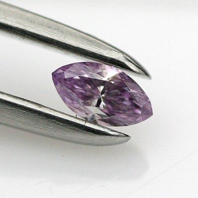 AGTジェムラボラトリー鑑定書付き 天然パープルダイヤ 0.189ctI1 