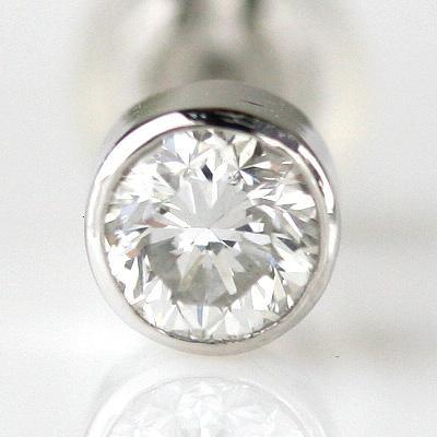 PTダイヤモンド メンズピアス0.3ct F-SI2-Good : ダイヤピアス専門店
