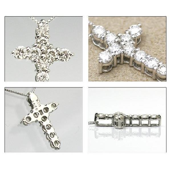 超特価！驚きの86％OFF！ プラチナ900天然ダイヤモンドクロス
