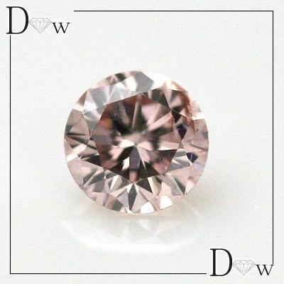 全国宝石学協会鑑定書付 ピンクダイヤモンド 0.106ct : ダイヤピアス 