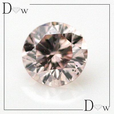 全国宝石学協会鑑定書付 ピンクダイヤモンド 0.129ct : ダイヤピアス 