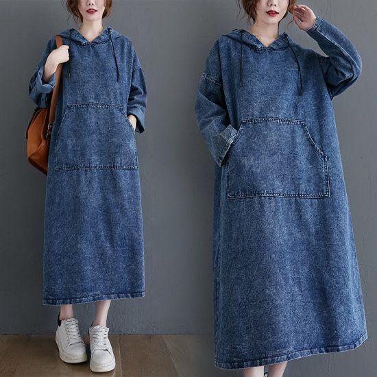 ロングワンピース 大きいサイズ 春 夏 ワンピース ロング パーカー 長袖 デニム レディース トップス マキシワンピース かわいい おしゃれ お出かけ デート デイ M5xn4yqgxz Cosbrapim Com Br