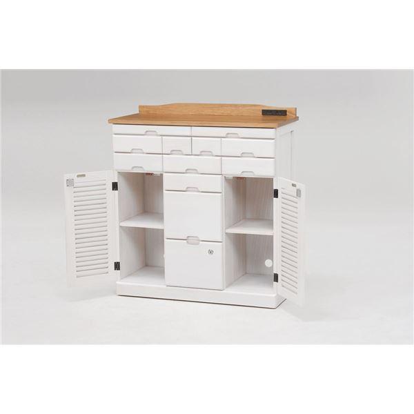 在庫限り 北欧風のモダンでおしゃれな天然木製ファックス台 Tel台 玄関 廊下 ダイニング リビング 引き出し付き 木製 高さcm 奥行32 幅76 ホワイト ナチュラル 電話台 Fax台 桐製 収納棚 テレビ台 キャビネット Savannah Osc Com