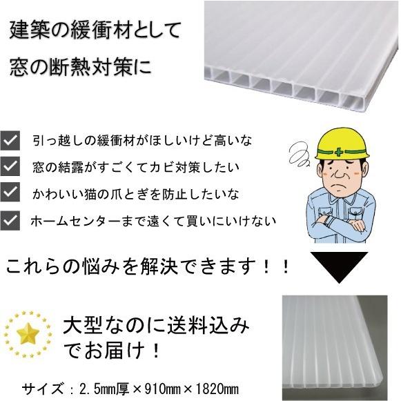 プラダン シート プラベニヤ プラスチックダンボール 40枚 2.5mm 透明 仕切り パーテーション プラダンボード プラスチック段ボール プ