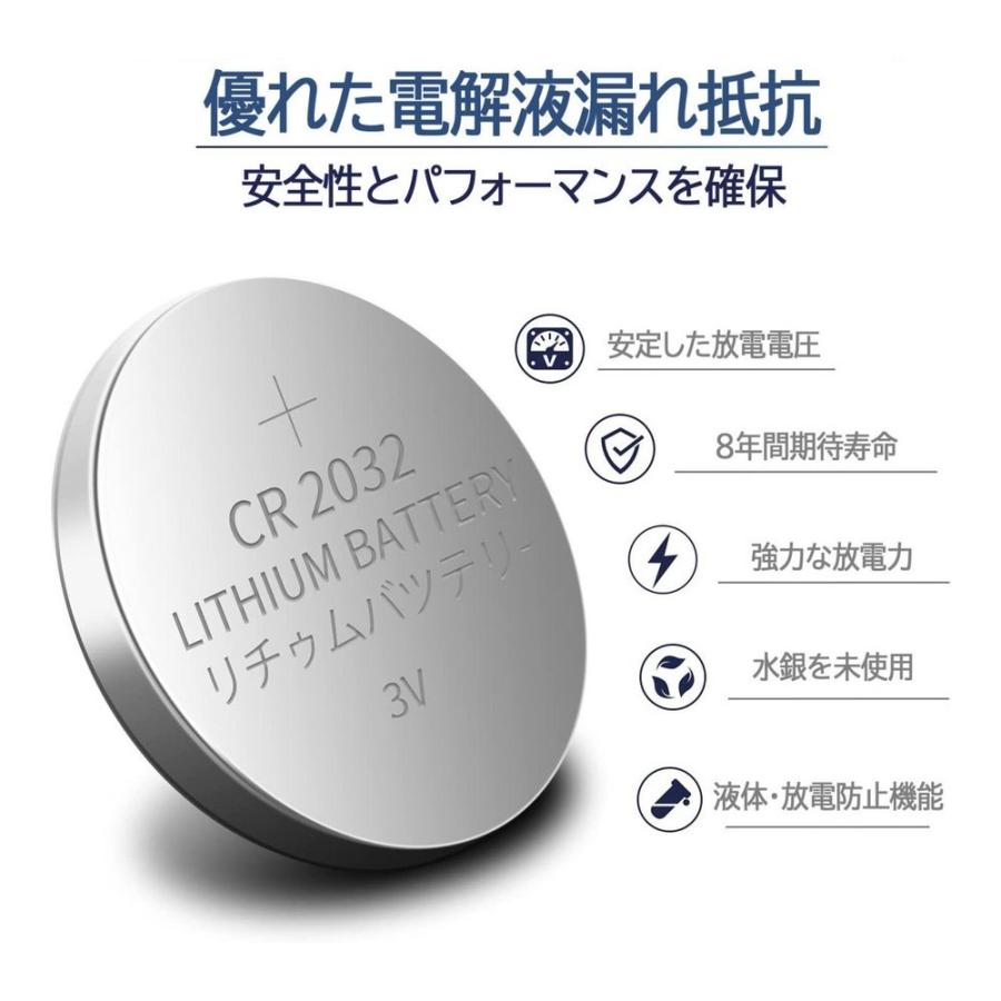5個入り NinoLite CR2032 ボタン電池 3V 240mAh 水銀ゼロ使用 ECR2032