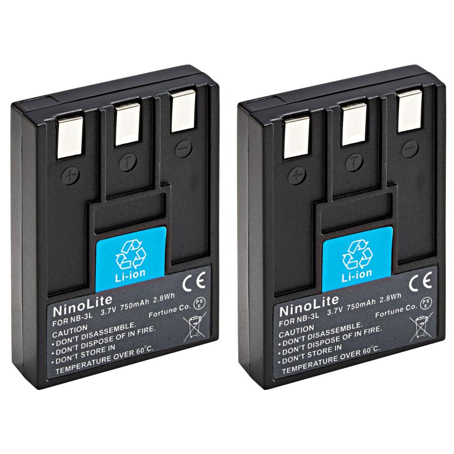 2個セットCanon キヤノン NB-3L 互換バッテリー IXY DIGITAL L2 600