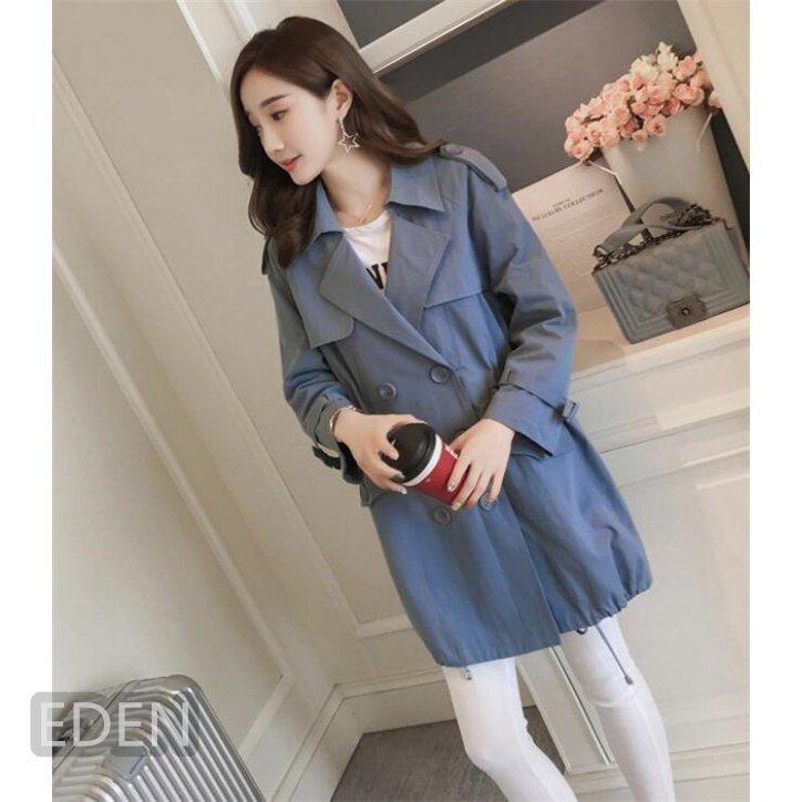 女性に人気 スプリングコートレディーストレンチコート春コートアウターロングコート前開ファッション19 Thinfast Site Truercm Com