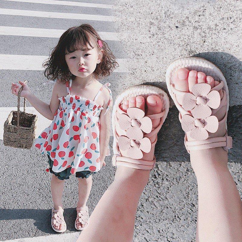 最大50%オフ! お花女の子夏用サンダル ビーチサンダル キッズサンダル 女の子 お花 かわいい オシャレ 111
