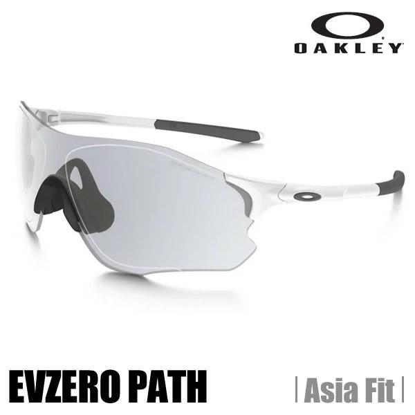 【正規代理店品】オークリー　EVゼロ パス（調光レンズ） (Asia Fit)　OO9313-06　matte white★clear black iridium photochromic activated (A)【ULS】