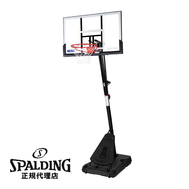 SPALDING バスケットゴール 50インチ NCAA エグザクトハイト アクリルポータブル E6A994 SP直 正規品 SPALDING（スポルディング） バスケットゴール 50インチ NCAA