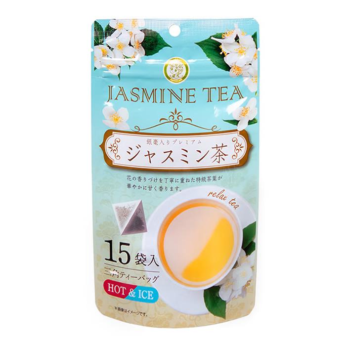 宇治森徳 プレミアムジャスミン茶 銀毫(ぎんごう)入り 30g （15袋