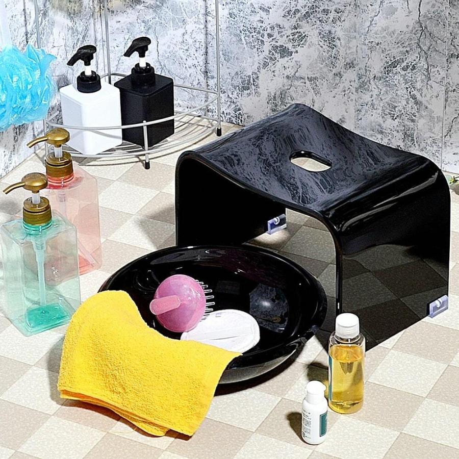 風呂 椅子 洗面器 バスチェア ボウル セット アクリル 高さ20cm S