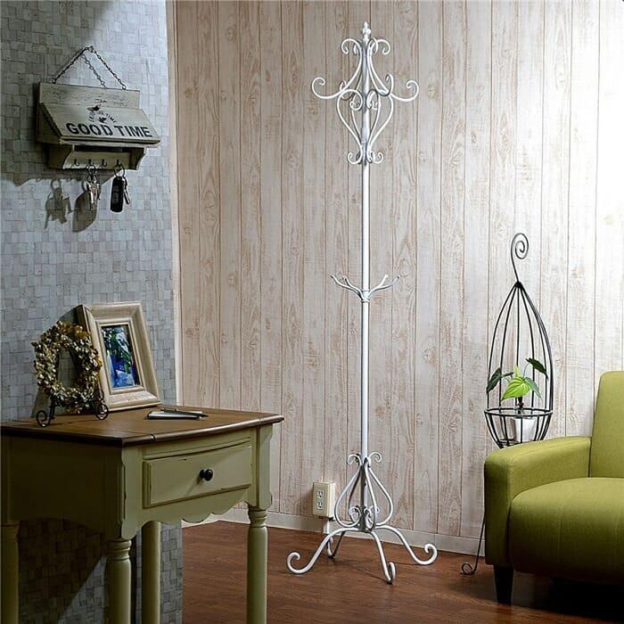 ポールハンガー アイアン アンティーク おしゃれ 洋服掛け 帽子掛け