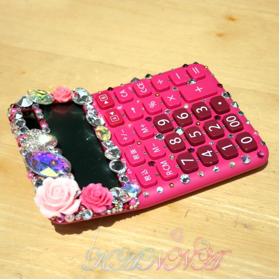 極上！高級ビジューとスワロの宝石盛り♪ミックスベリー デコ電卓 by Kanna |  | 03