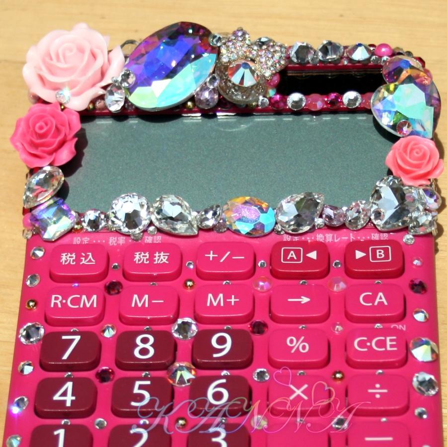 極上！高級ビジューとスワロの宝石盛り♪ミックスベリー デコ電卓 by Kanna |  | 04
