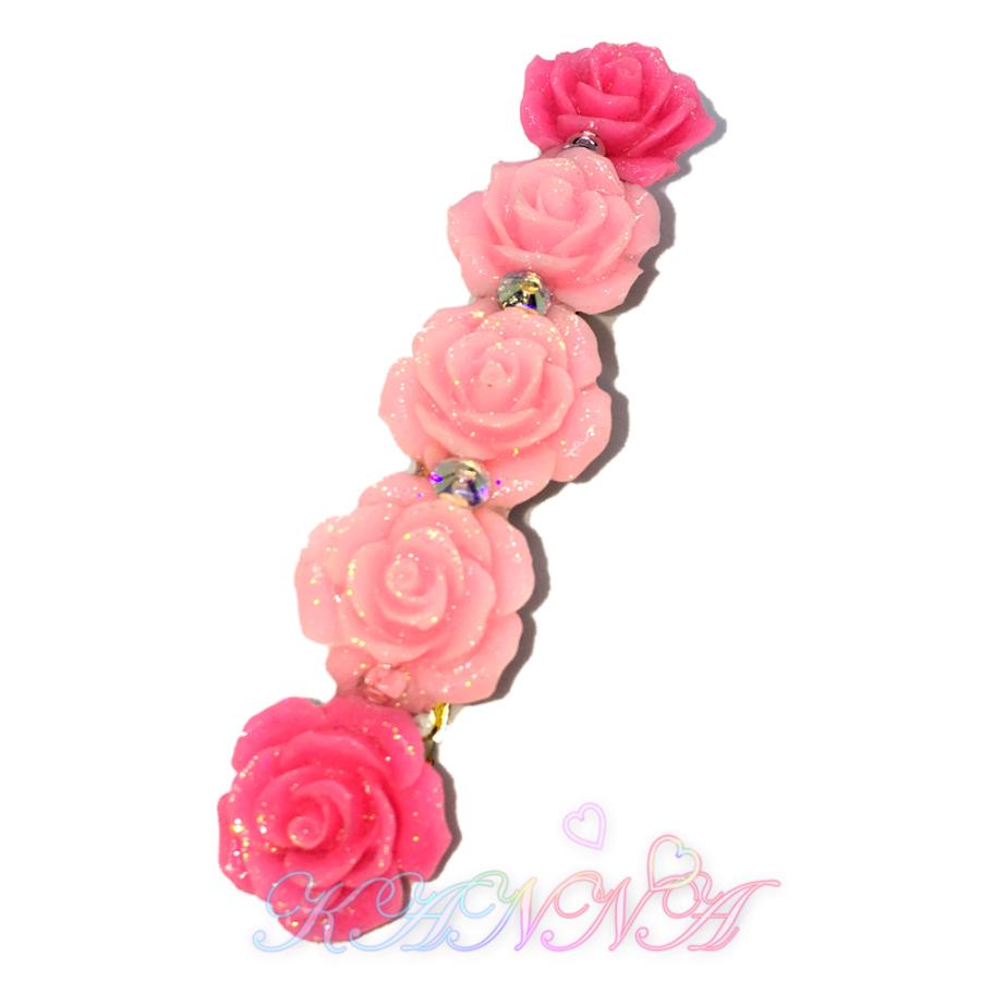 お花のバレッタ 3カラー レジン製 by Kanna |  | 02