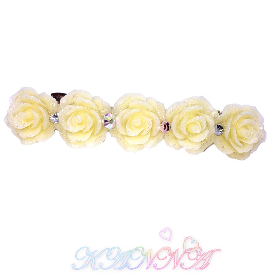 お花のバレッタ 3カラー レジン製 by Kanna |  | 07