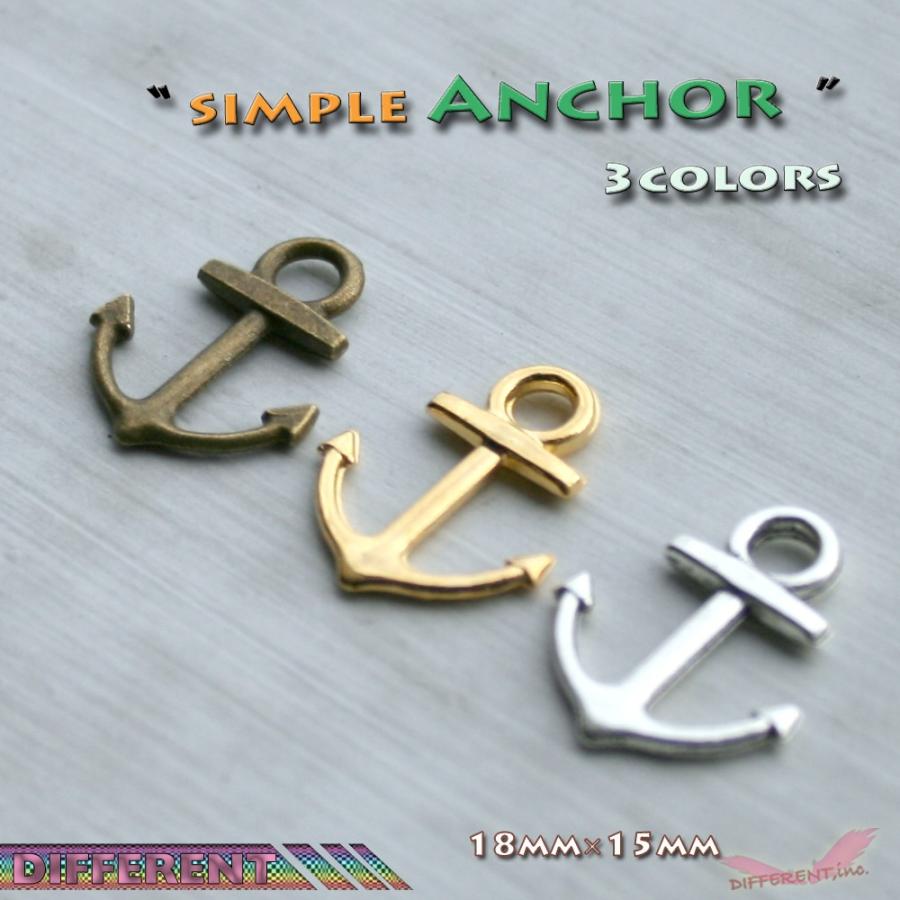 錨 シンプル チャーム 3colors アクセサリー材料 |  | 02