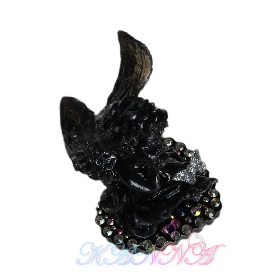 悪魔？いいえ天使です？レジン製 ブラックエンジェルと蝶のインテリア  by Kanna |  | 07