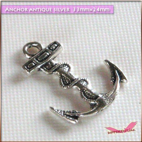 銀古美チャームパーツ ミドルサイズ アンカー |  | 01