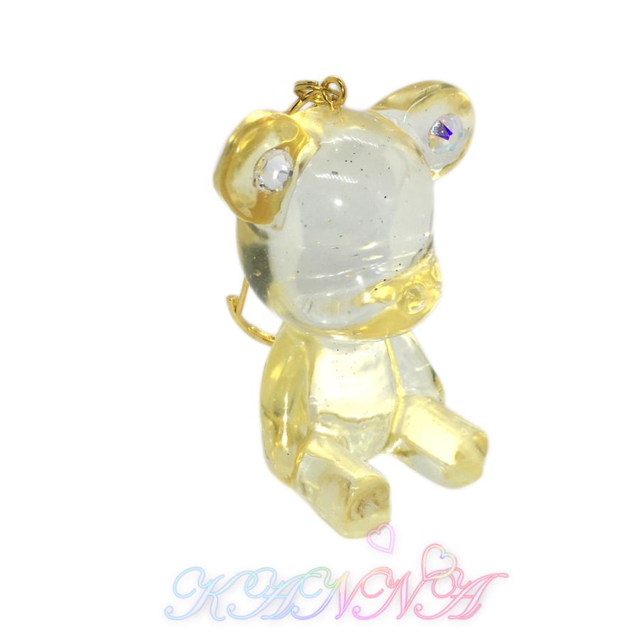 キラキラ 立体 クリスタル ベア バッグチャーム  by Kanna |  | 10