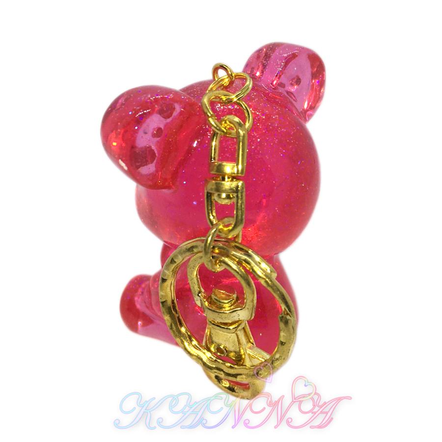 キラキラ 立体 クリスタル ベア バッグチャーム  by Kanna |  | 03