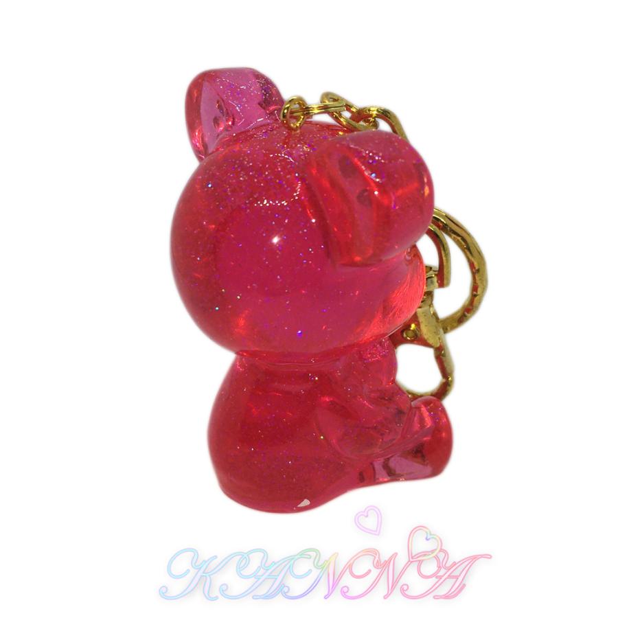 キラキラ 立体 クリスタル ベア バッグチャーム  by Kanna |  | 04