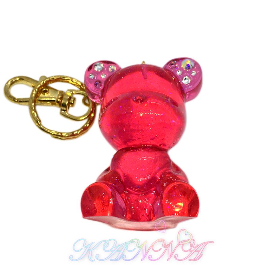 キラキラ 立体 クリスタル ベア バッグチャーム  by Kanna |  | 05