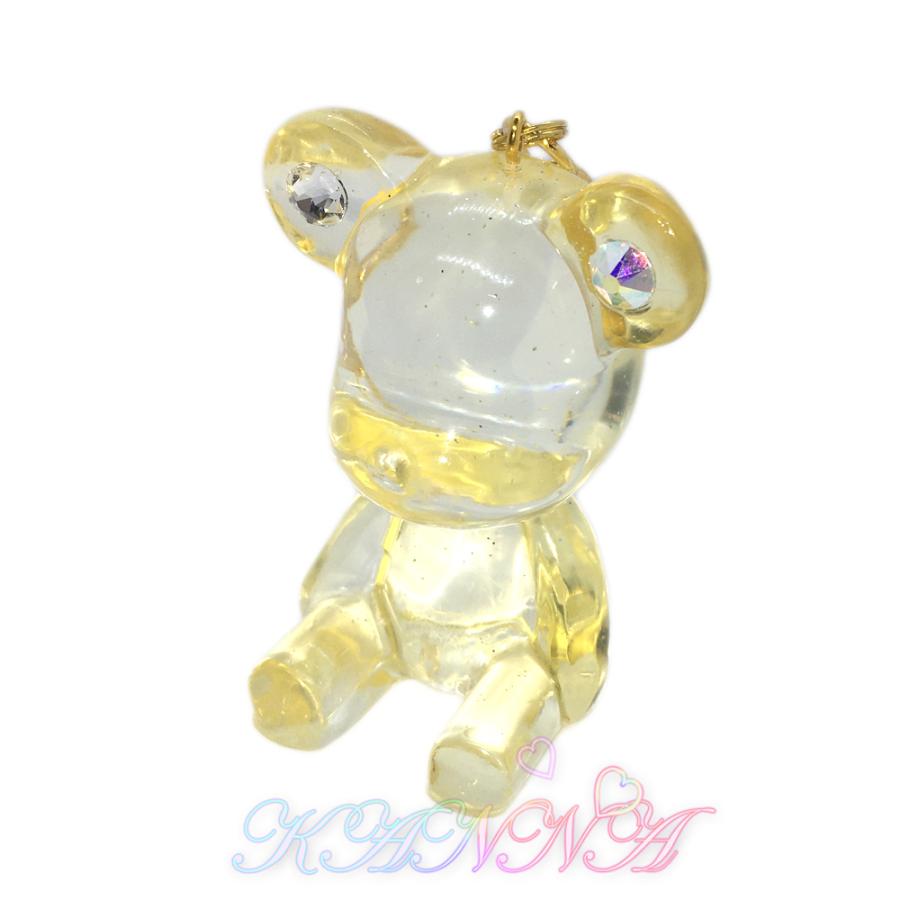キラキラ 立体 クリスタル ベア バッグチャーム  by Kanna |  | 07