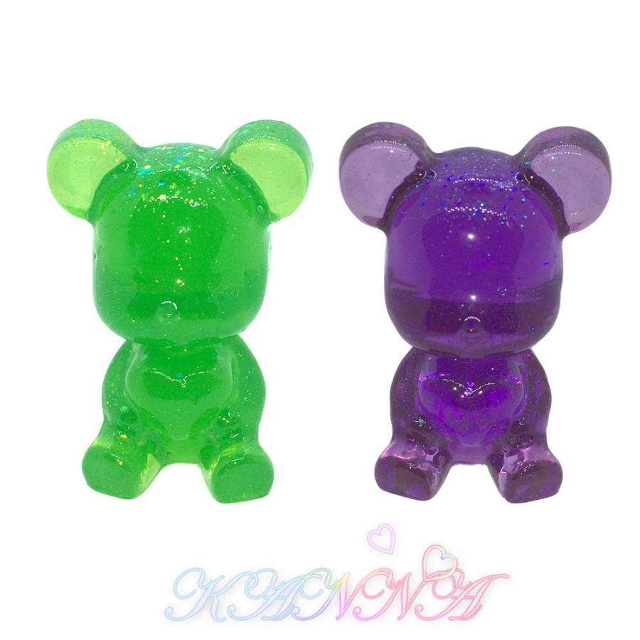 訳あり クリスタル ベア ラメ入り 2Colors  by Kanna | 