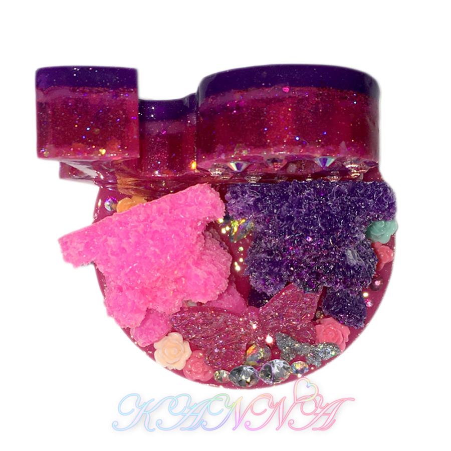 可愛い♪目隠しベアの姫盛りメルヘンインテリア ピンク×パープル  by Kanna |  | 06