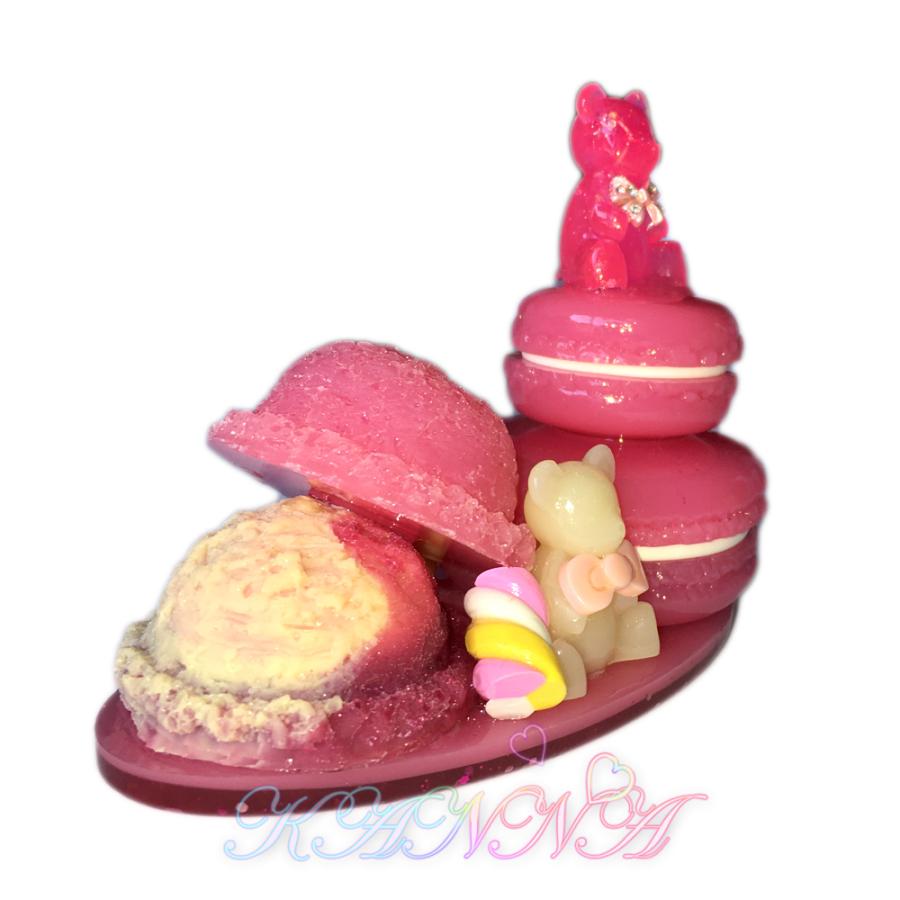 ピンク系♪ とっても可愛い！アイスとマカロンとくまたんのスイーツ インテリア  by Kanna |  | 01