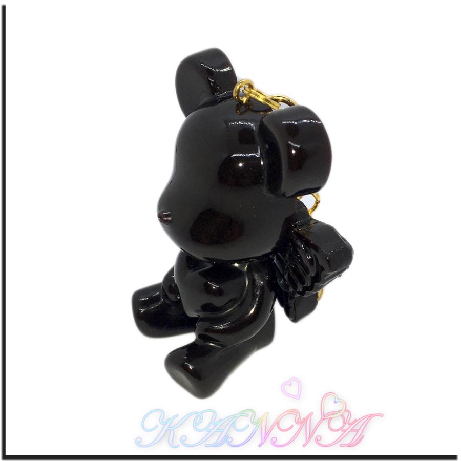 キラキラ 半立体 クリスタル ベア バッグチャーム キーホルダー  by Kanna |  | 15