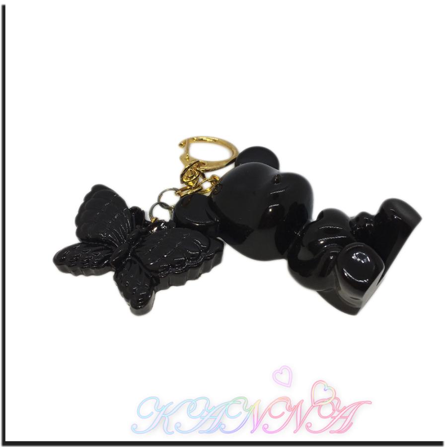 キラキラ 半立体 クリスタル ベア バッグチャーム キーホルダー  by Kanna |  | 18