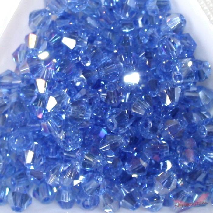 クリスタルAB ソロバンビーズ 4mm 1点から選べるカラー : different