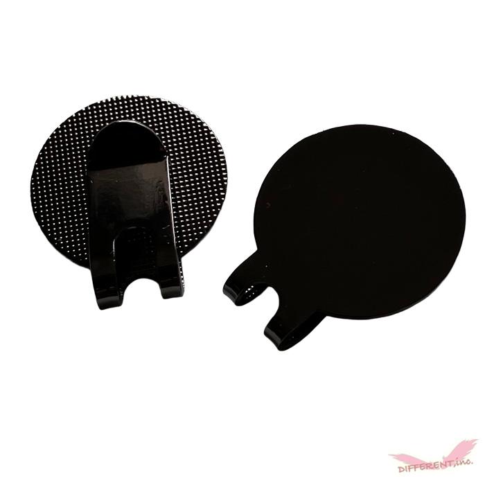 BLACK ゴルフマーカーハットクリップ マグネットなし 背面滑り止め付 |  | 01