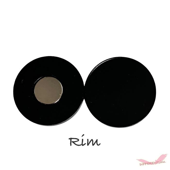 BLACK ゴルフマーカー フチ有りとフチなし 黒鍍金のマーカーとハットクリップセット |  | 03