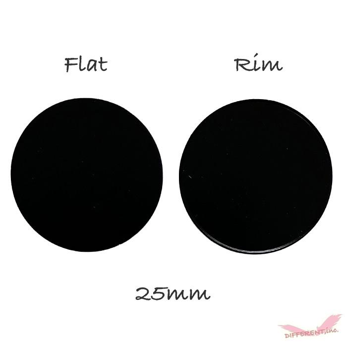 ゴルフマーカー ブラック マグネットタイプ 25ｍｍ  ハンドメイド 素材 | 