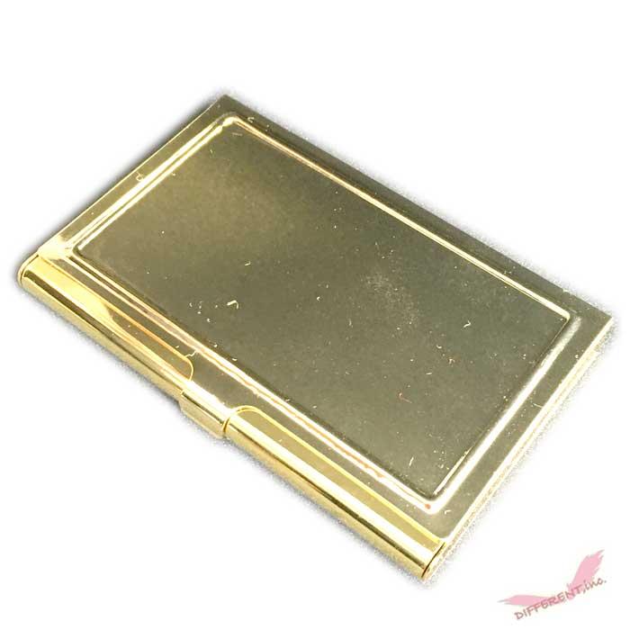 デコ土台 名刺＆カードケース イエローゴールド ステンレス製 |  | 01