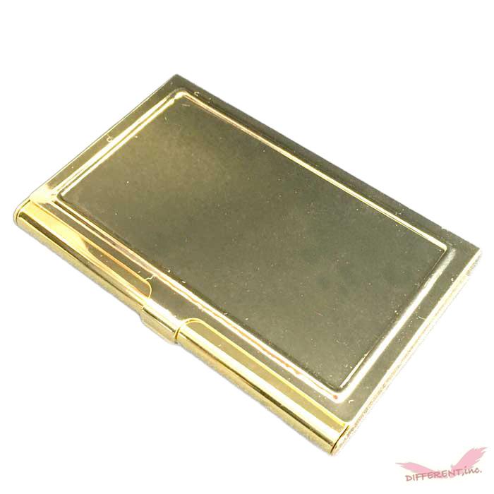 デコレジンベース 名刺＆カードケース イエローゴールド ステンレス製 3個セット |  | 01