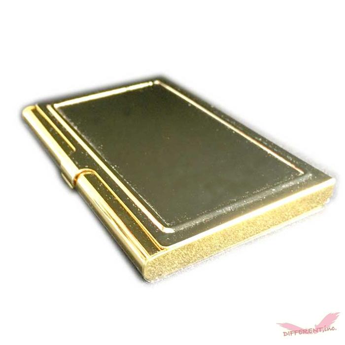 デコレジンベース 名刺＆カードケース イエローゴールド ステンレス製 3個セット |  | 04