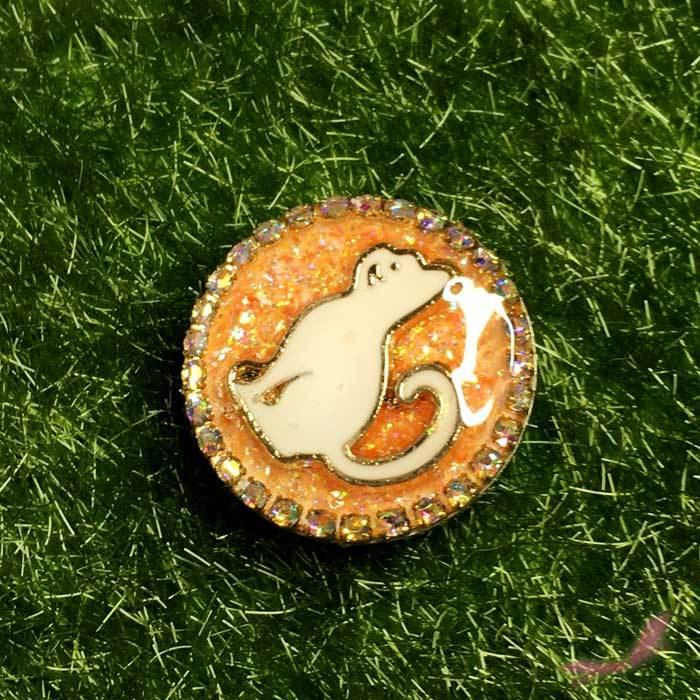 お上品にお座りしている ネコ ゴルフマーカー ハットクリップセット |  | 05