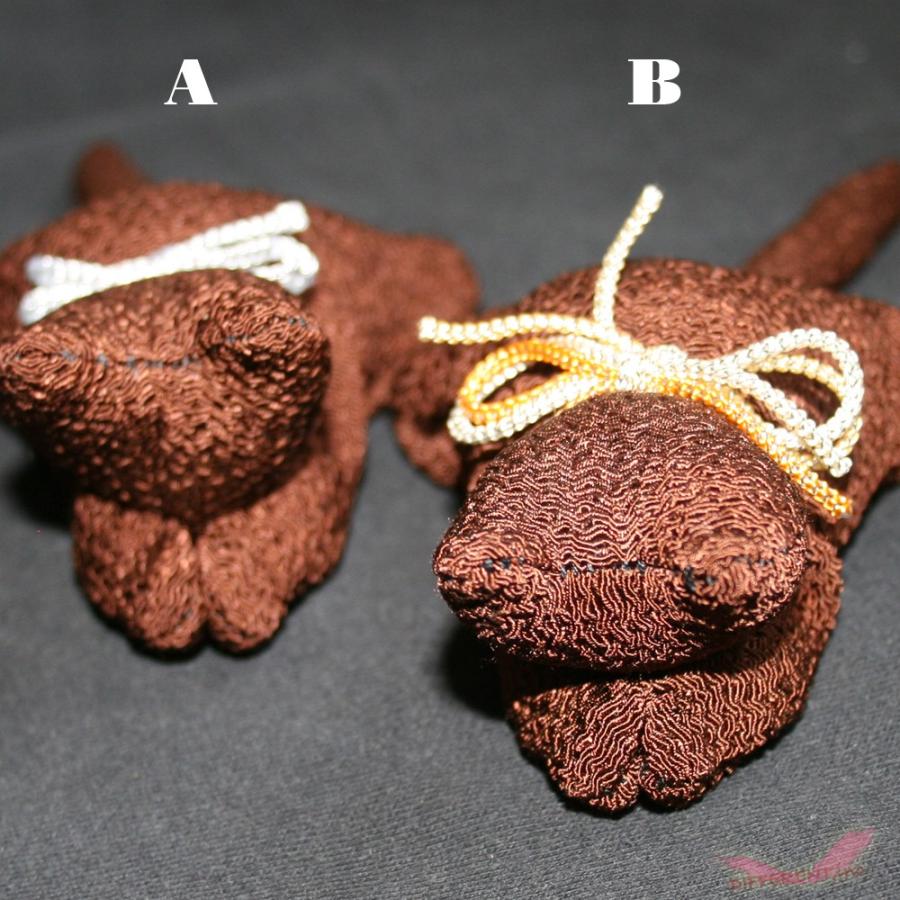 猫 クリップ つるし雛 かわいい 茶 |  | 01