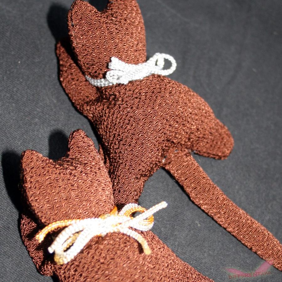 猫 クリップ つるし雛 かわいい 茶 |  | 02