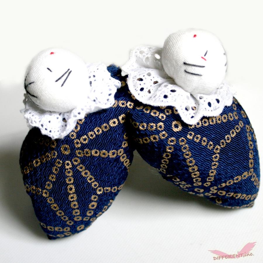 稚児クリップ つるし雛 かわいい童 麻の葉 紺 |  | 04